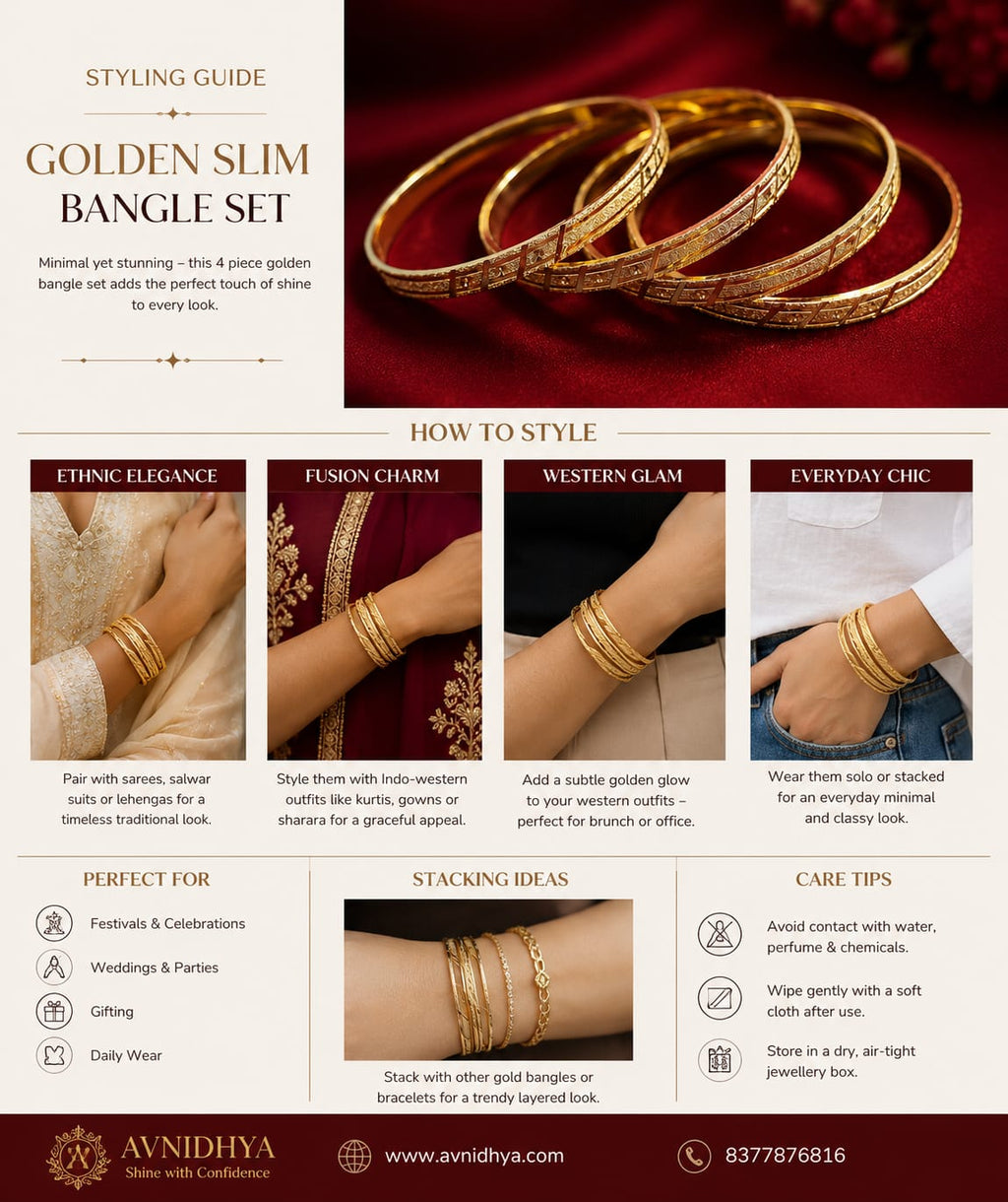 Gold plated bangle