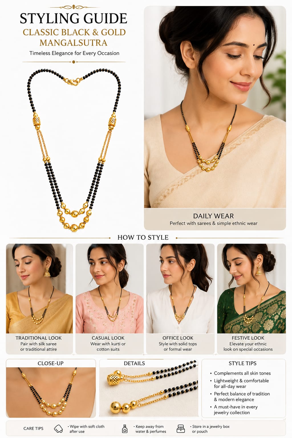 Micro Gold mangalsutra