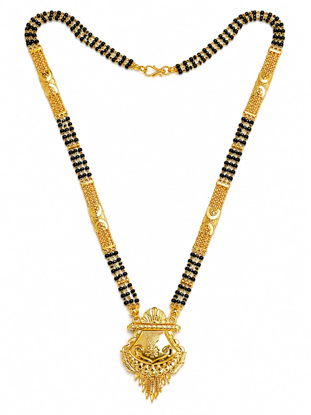 Rajwadi 1GM Gold-Plated Mangalsutra