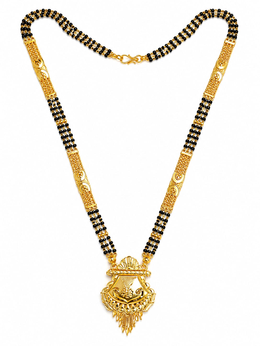 Rajwadi 1GM Gold-Plated Mangalsutra