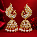 Peacock earring