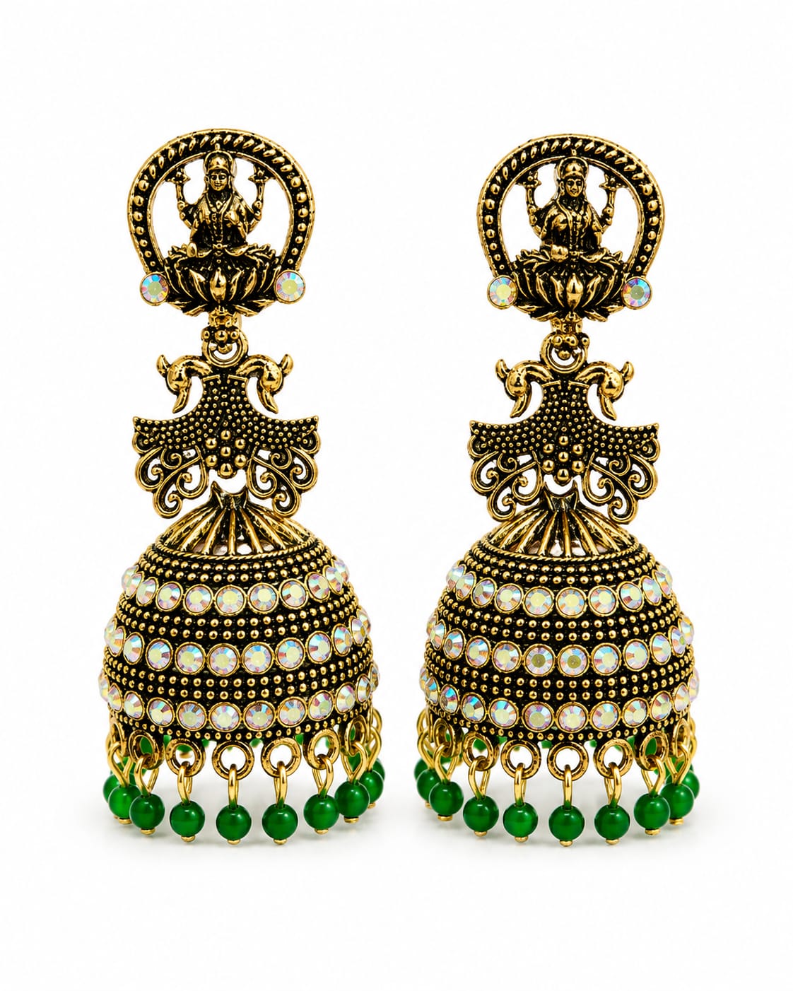 Lakshmi Peacock Jhumka