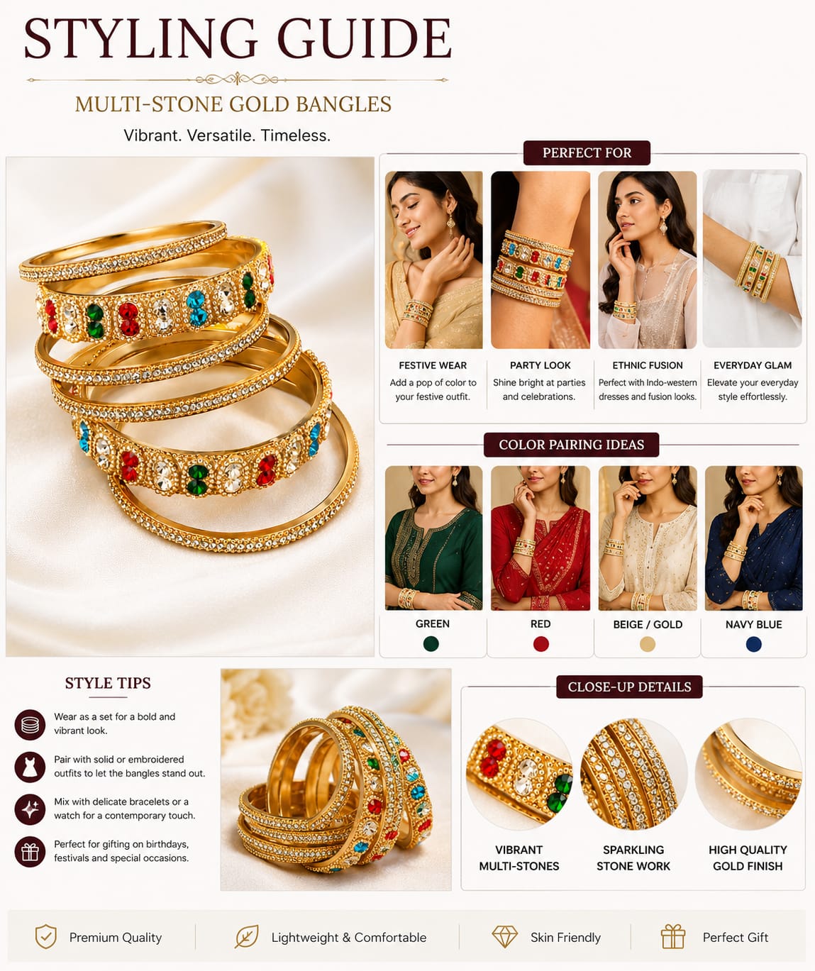 multicolour bangles