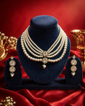 White pearl Necklace set