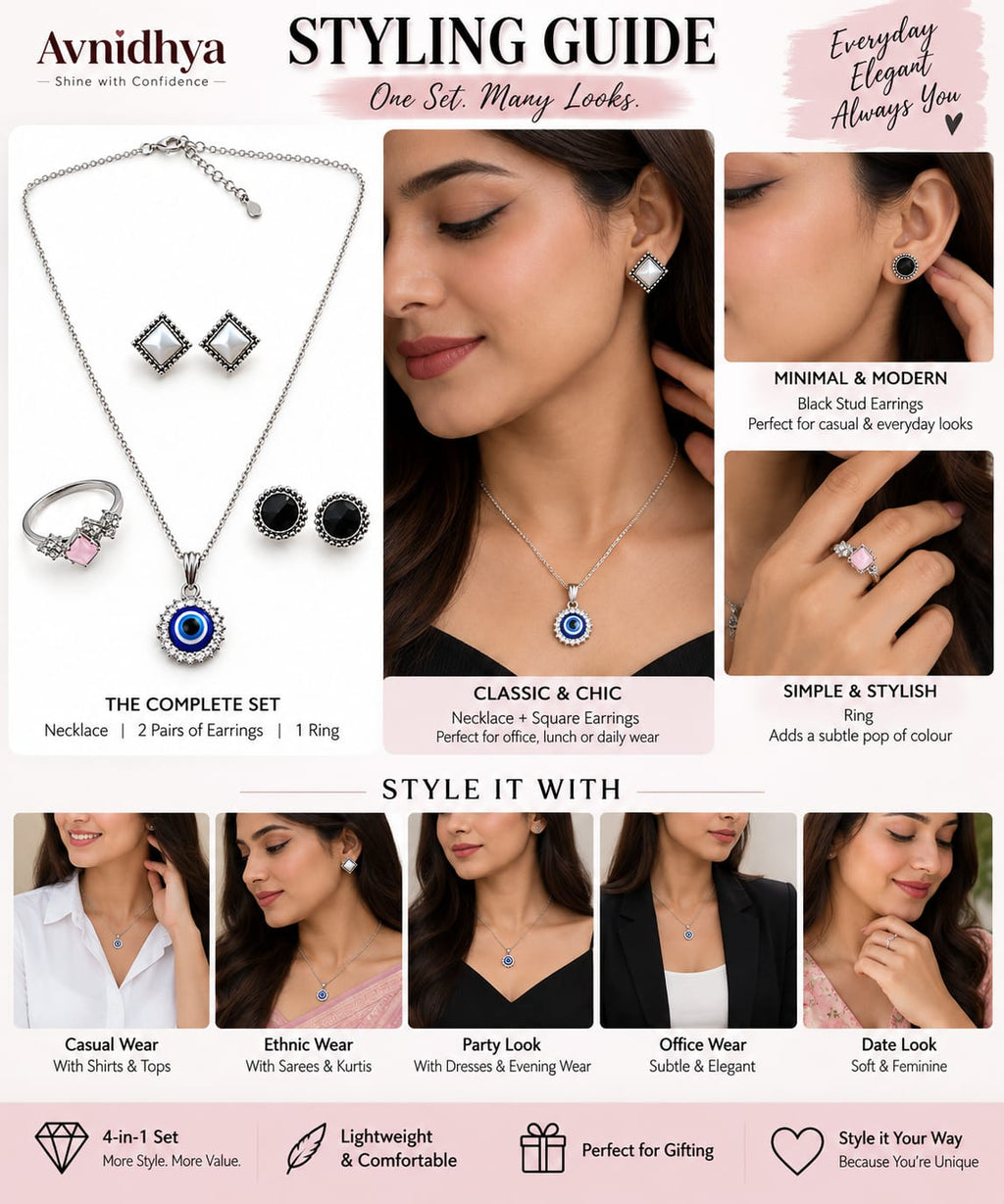 Evil Eye jewelery set