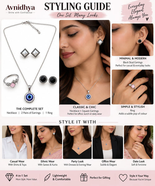 Evil Eye jewelery set