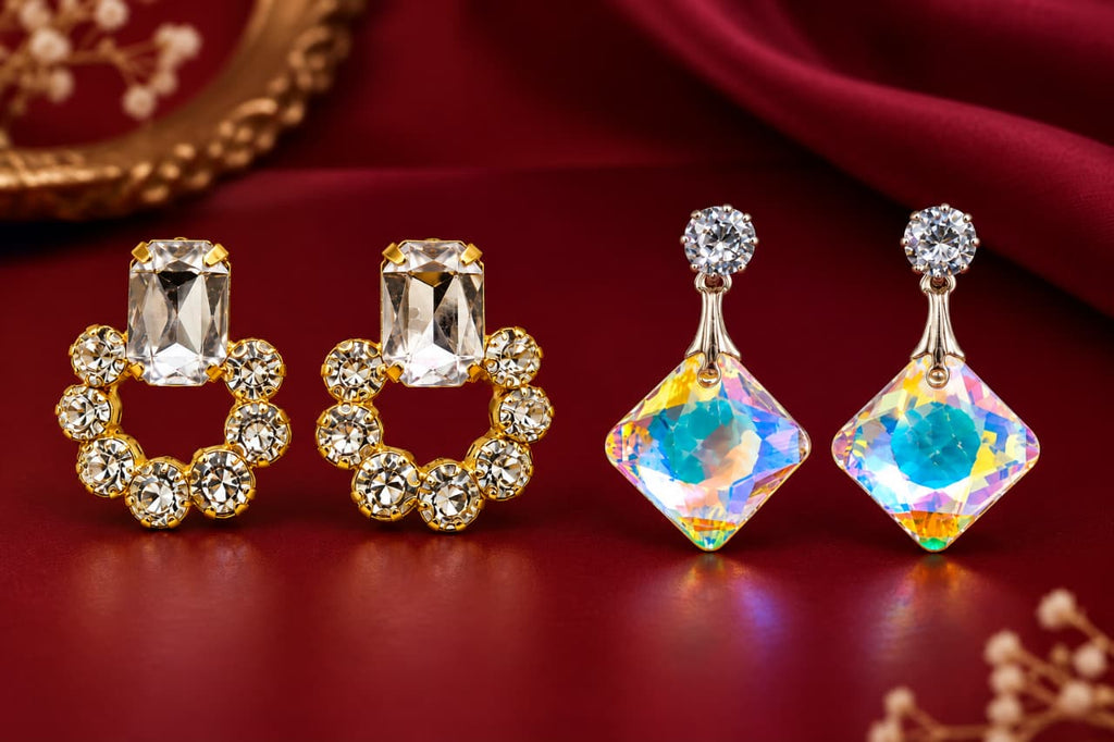 Crystal Earrings combo