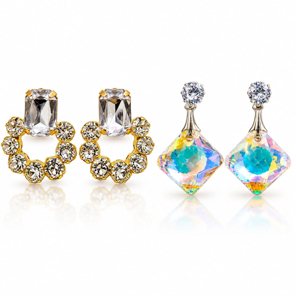 Crystal Earrings combo
