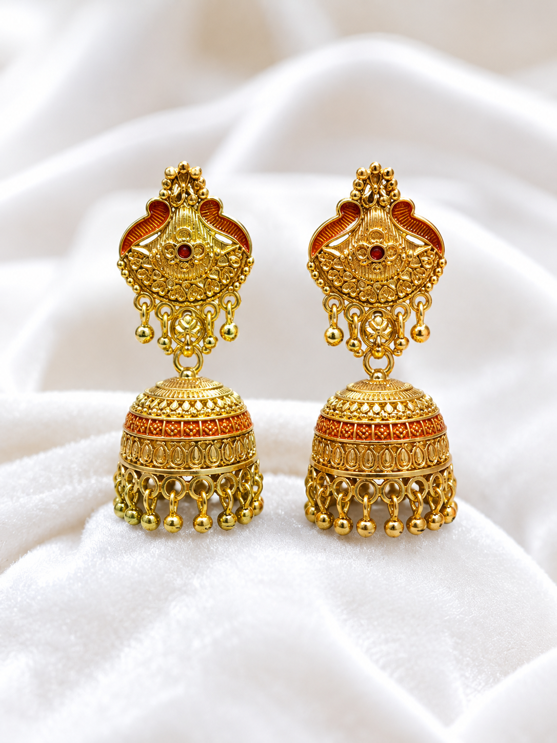 Gold Drop Jhumka
